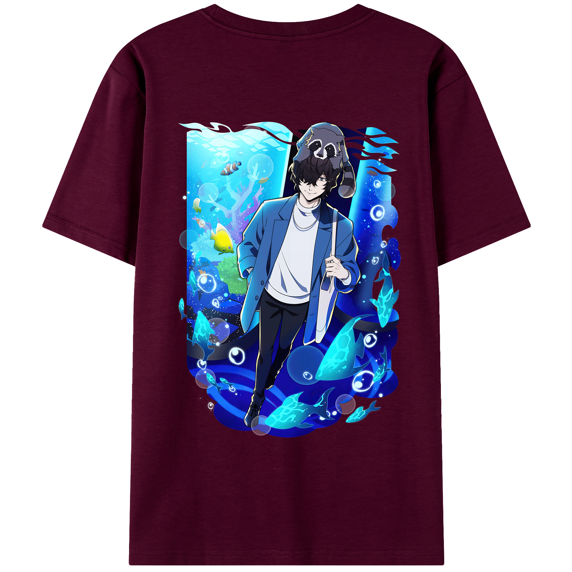 （画像用） 文豪ストレイドッグス Bungo Stray Dogs レディース半袖Tシャツ(バックプリント)